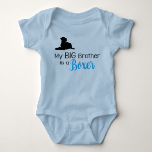 My Big Brother is a  Boxer Dog Baby Bodysuit