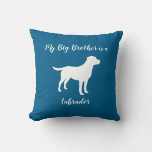 My Big Brother is a Labrador Dog Lab Nursery Cushion