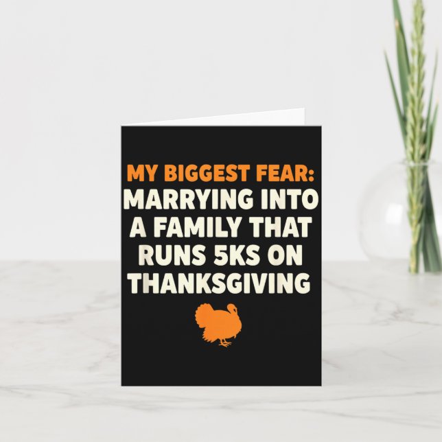 My Biggest Fear_ Marrying Into A Family That Runs  Card (Front)