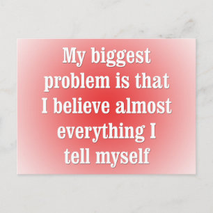 My biggest problem is that postcard