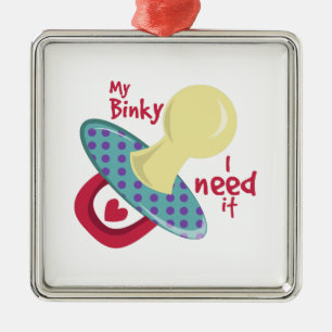My Binky Metal Tree Decoration