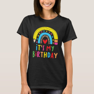 My Birthday for Women & Teens Girls Rainbow 1 T-Shirt
