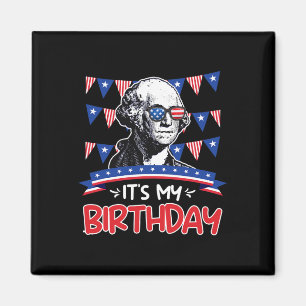 My Birthday Independence Day George Washington Par Magnet