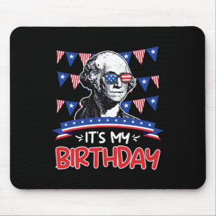 My Birthday Independence Day George Washington Par Mouse Pad