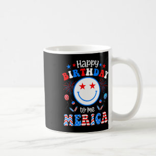 My Birthday July 4th American Independence Day Gif Coffee Mug