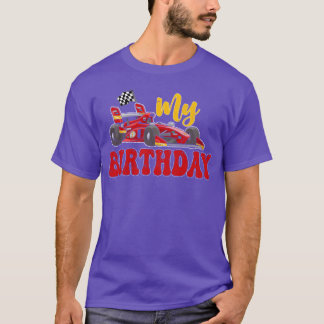 My Birthday Race Car retro T-Shirt