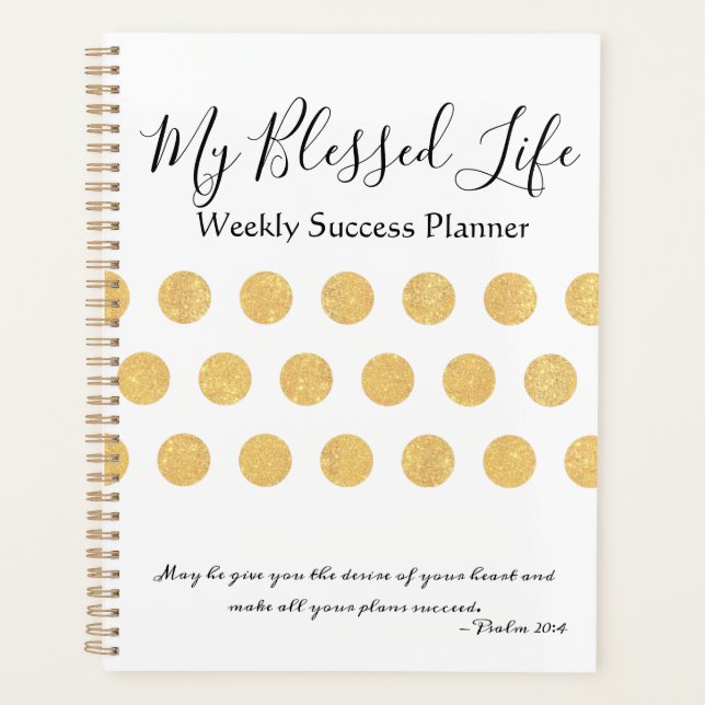 My blessed life weekly planner (Front)