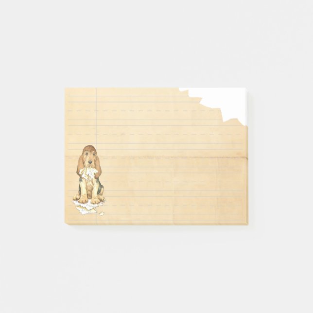 My Bloodhound Ate My Homework Post-it Notes (Front)