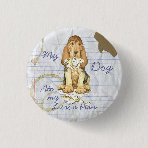My Bloodhound Ate My Lesson Plan 3 Cm Round Badge