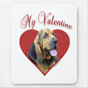 My Bloodhound Valentine Mouse Pad