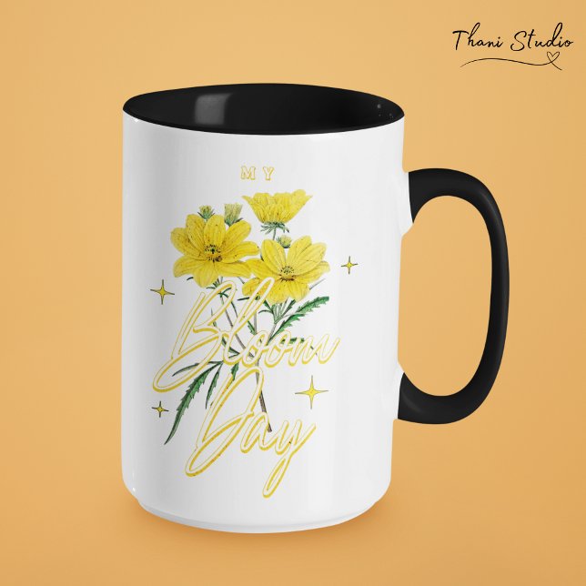 My Bloom Day Personalised Name Woman Inspirational Mug (Creator Uploaded)
