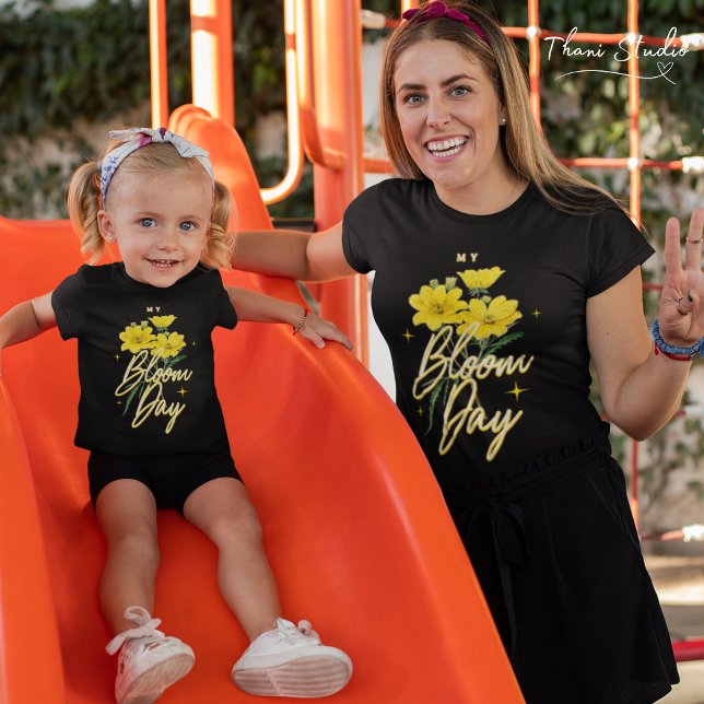 My Bloom Day Personalised Name Woman Inspirational T-Shirt (Creator Uploaded)