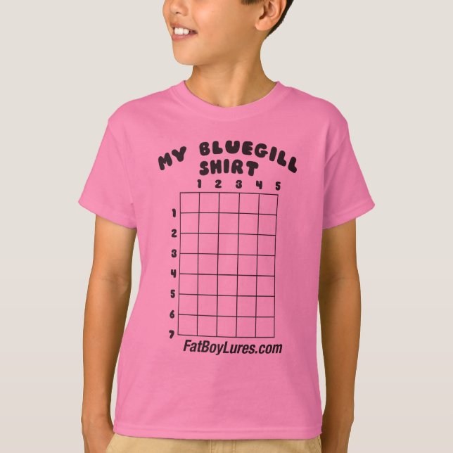 My Bluegill Measuring T-Shirt (Front)