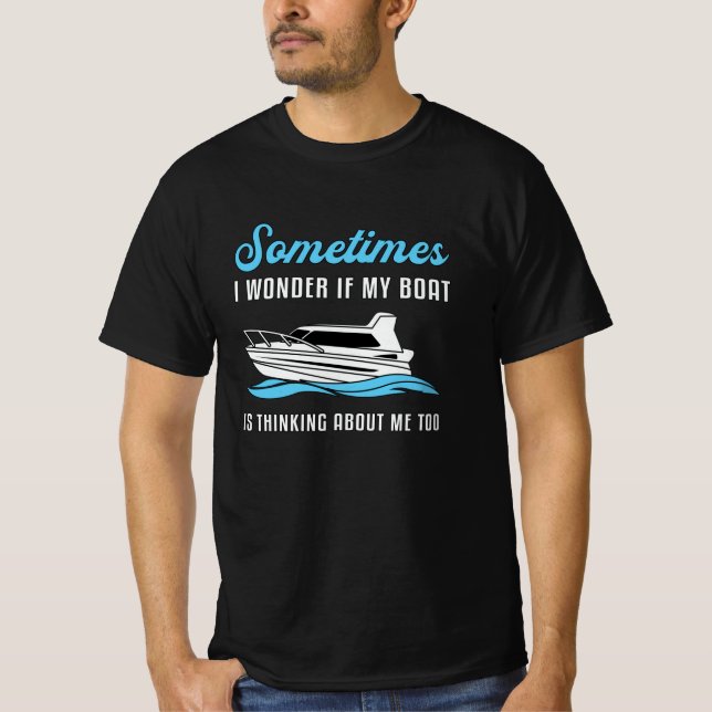 My Boat Sailing Boating Yacht Cruise Ship Sailor T-Shirt (Front)