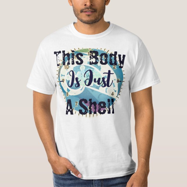 My Body Is A Shell Mystery T-Shirt (Front)