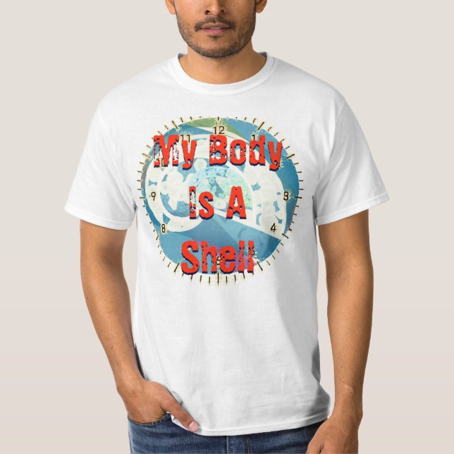 My Body Is A Shell Mystery T-Shirt (Front)