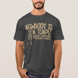 My Body Is A Temple Ancient, Crumbling & Probably  T-Shirt