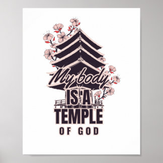 My body is a temple of God Poster