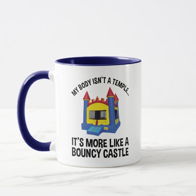 My Body Isn't A Temple It's A Bouncy Castle Mug (Left)