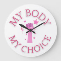 My Body My Choice Pink Fist Feminist 