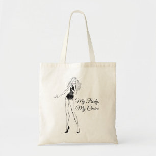 My Body My Choice Womens Rights T-Shirt Tote Bag
