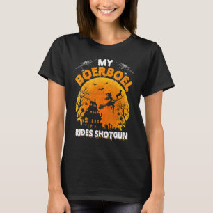 My Boerboel Ride Shotgun  Boerboel Dog Halloween T-Shirt