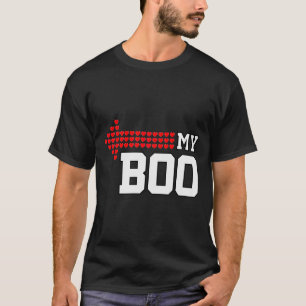 My Boo & My Bae Valentines Day Cute Couple Mat T-Shirt