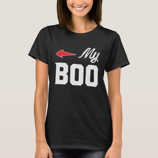 My Boo Couples Matching Valentine's Day Costume T-Shirt (Front)