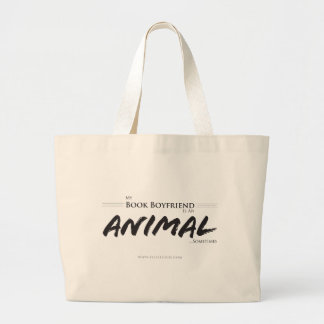 My book boyfriend... large tote bag