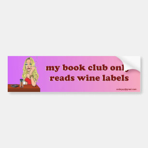 my book club... bumper sticker
