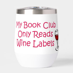My Book Club Only Reads Wine Labels