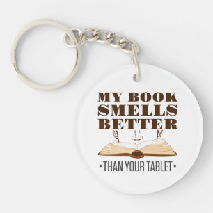 My Book Smells Better than Your Tablet Key Ring