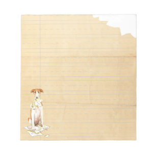 My Borzoi Ate My Homework Notepad