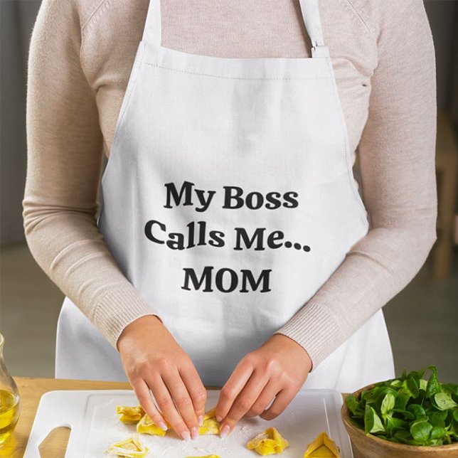 My Boss Calls Me Mum Mother's Day Standard Apron (Creator Uploaded)
