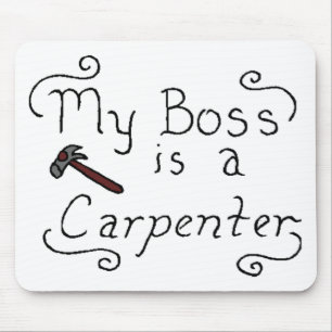 My Boss Is A Jewish Carpenter Mouse Pad