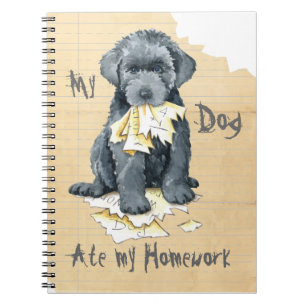 My Bouvier Ate My Homework Notebook