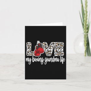 My Boxing Grandma Life Best Boxing Grandmother Card