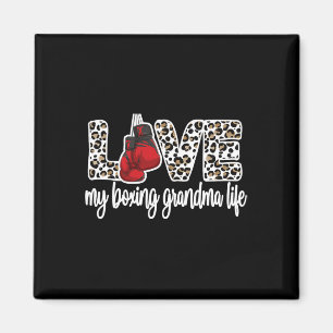 My Boxing Grandma Life Best Boxing Grandmother Magnet