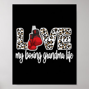 My Boxing Grandma Life Best Boxing Grandmother Poster