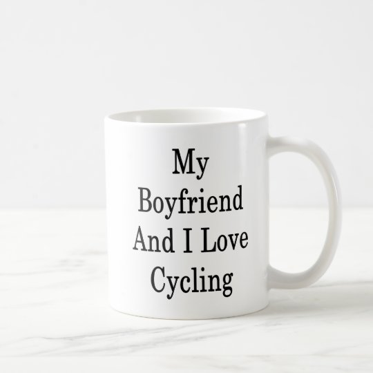 My Boyfriend And I Love Cycling Coffee Mug