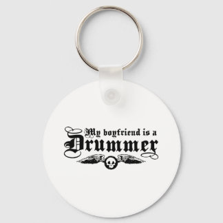 My Boyfriend Is A Drummer Key Ring