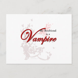 My Boyfriend is a Vampire Postcard
