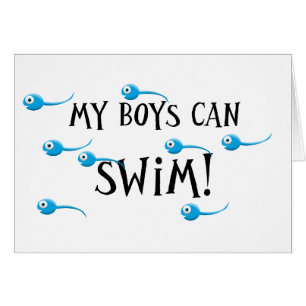 my boys can swim