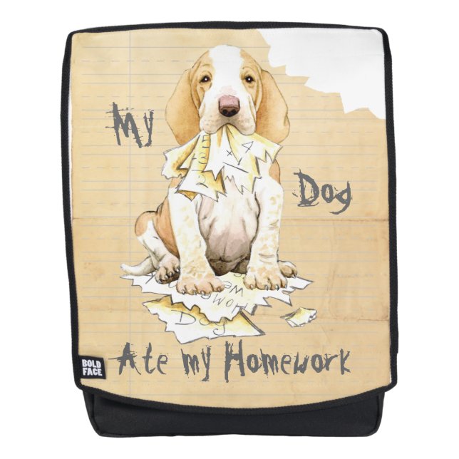 My Bracco Italiano Ate my Homework Backpack (Front)