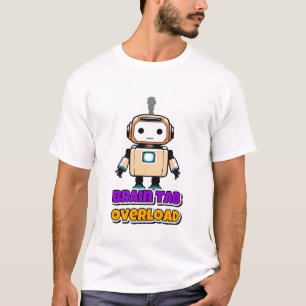 My Brain Has Too Many Tabs Open Funny Shirt