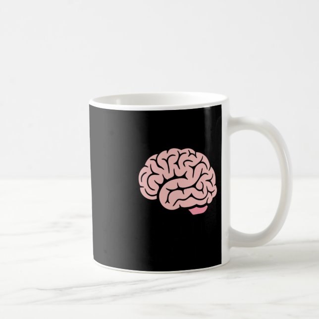 My Brain Has Too Many Tabs Open - Unhinged Sticker Coffee Mug (Right)