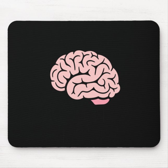 My Brain Has Too Many Tabs Open - Unhinged Sticker Mouse Pad (Front)