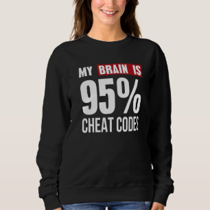 My Brain Is 95 Cheat Codes Coder Programmer Tee