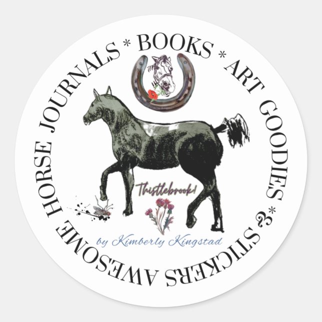 my brand classic round sticker (Front)