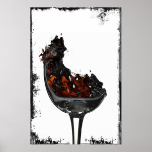My broken glass poster
